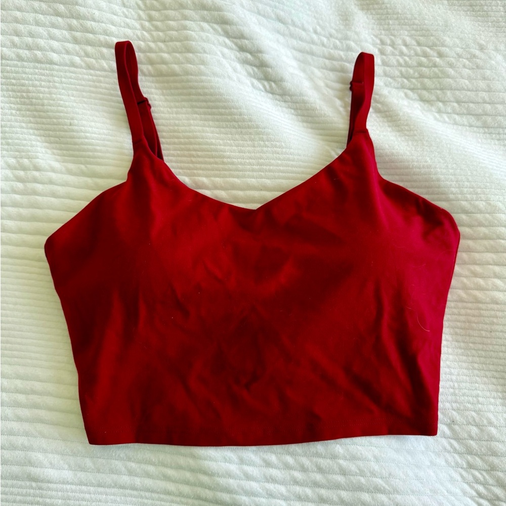 Athleta Elation V neck crop bra